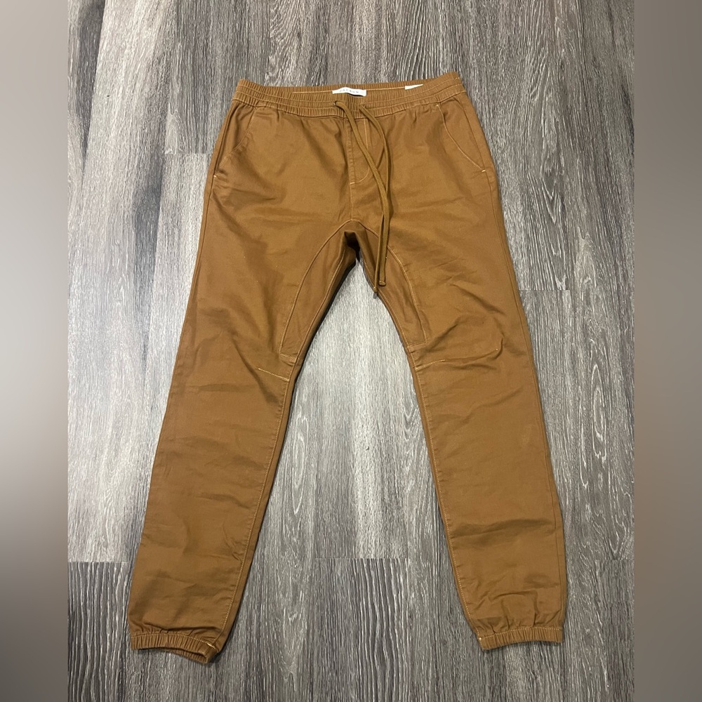 Pacsun Men's Tan Jogger Pants Large